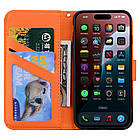 Чохол-книжка Animal Wallet для Apple iPhone 16 Frog, фото 8