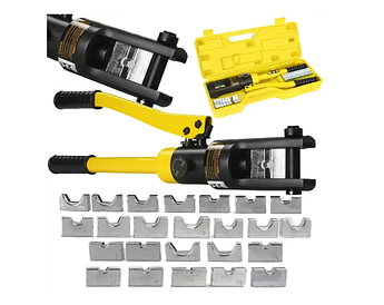 Гідравлічні прес-кліщі ручні для кабелю 18т AL-FA AL49535 обтискач для проводів 20 мм обжимний інструмент