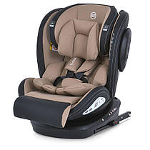Автокрісло дитяче El Camino Evolution 2 ME 1045 Natural Beige (isofix, поворот 360º, від 0 до 12 років)