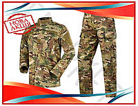 EM Костюм тактичний ACU Eco Gen 3.0 кітель та штани мультикам XL ріп-стоп для військових та мисливців MAR_K