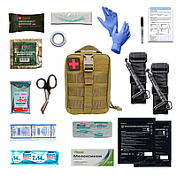 Аптечка автомобільна загальновійськова Наказ МОЗ України №6 від 05.01.2017 (Турнікет СІЧ)