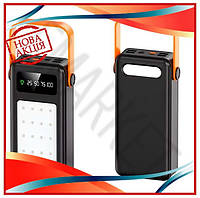 EM Портативний зовнішній акумулятор Eco Gen 3.0 Bilintong 50000mAh із LED лампою чорний універсальна б MAR_K