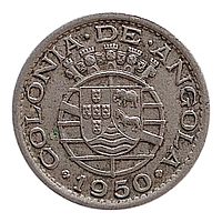 Ангола 50 сентаво, 1950