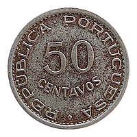 Ангола 50 сентаво, 1950