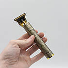 Акумуляторний тример для стрижки волосся + 3 насадки, Vintage T9 / Машинка для стрижки / Тример чоловічий, фото 3