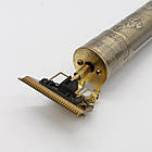 Акумуляторний тример для стрижки волосся + 3 насадки, Vintage T9 / Машинка для стрижки / Тример чоловічий, фото 8