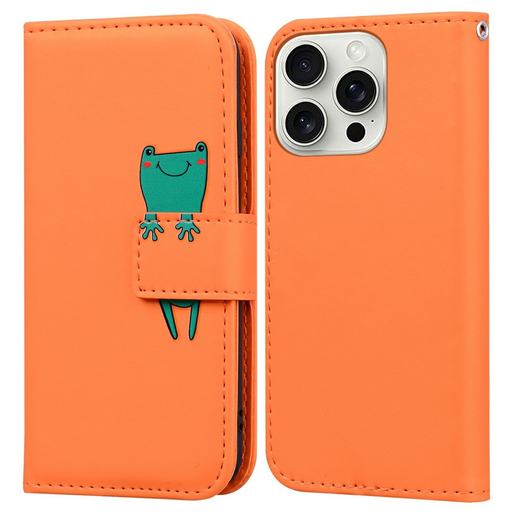 Чохол-книжка Animal Wallet для Apple iPhone 16 Pro Max Frog, фото 1