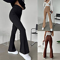 Жіночі лосини кльош на флісі, розмір 42-44, 44-46