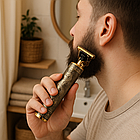 Акумуляторний тример для стрижки волосся + 3 насадки, Vintage T9 / Машинка для стрижки / Тример чоловічий, фото 2