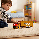 Дитячий будівельний набір Iso Trade 26578 (вантажівка з краном, рессорами та технікою, 3+), фото 2