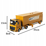Дитячий будівельний набір Iso Trade 26578 (вантажівка з краном, рессорами та технікою, 3+), фото 7