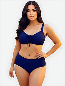 Купальник для повних жінок Fuba 7213 синій 52 54 56 58 60 розмір