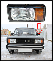 Автомобильная фара ВАЗ 2105 правая Киржач желтый поворотник ESER