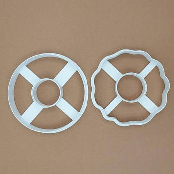 Вирубка-штамп Пончик (донатс) 8 см