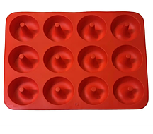 Форма силіконова для євродесертів Пончик 12 шт