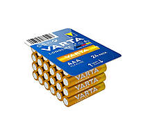 Батарейки AAA мізинчикові лужні Varta Longlife 24 шт. (SHiz17019)