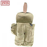 Підсумок оригінальний брезентовий НОВИЙ для 4-х магазинів АК (оригінал СРСР), фото 2