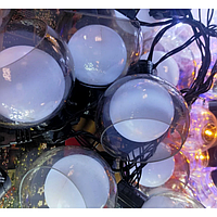 Гірлянда Кульк 200 LED 10 куль Білий
