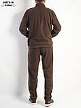 9979-19 Спортивний костюм чоловічий прямі штани polar фліс норма (4 од: 48,50,52,54), фото 2