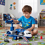 Поліцейський літак Iso Trade 26680 (самоліт + паркінг + машинки, світло та звук, 3+), фото 2