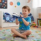 Поліцейський літак Iso Trade 26680 (самоліт + паркінг + машинки, світло та звук, 3+), фото 3