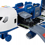 Поліцейський літак Iso Trade 26680 (самоліт + паркінг + машинки, світло та звук, 3+), фото 8