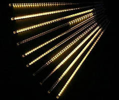 Гірлянда Трубки-сосульки Теплий білий 50 см 8 штук