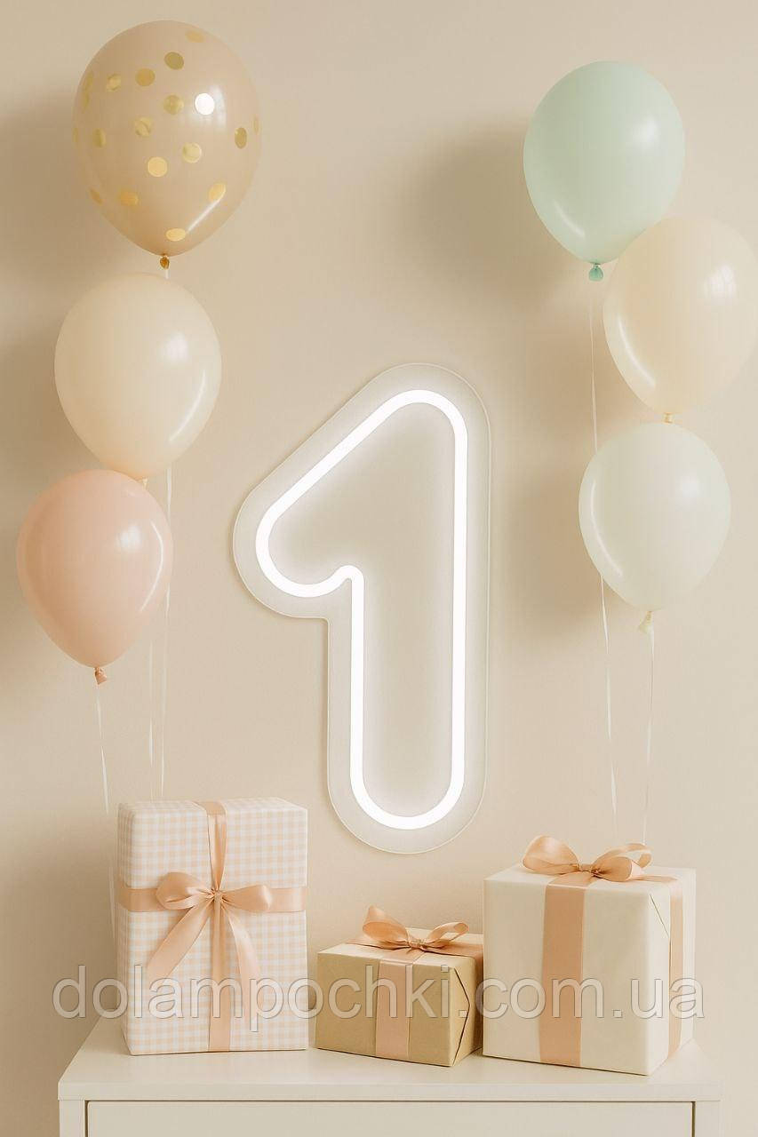 Неонова вивіска Одиничка 40×21 см, фото 1