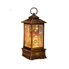 Новорічний світильник-декор Ліхтар HC-D002 LED USB AAAх3 (9.2х9.2х22.5см)