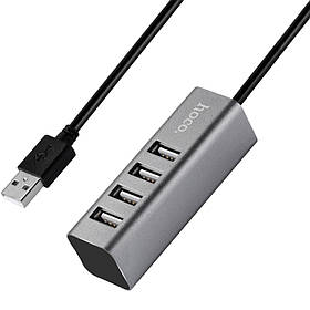 USB HUB хаб перехідник конвертер адаптер HOCO USB Line machine HB1 (4USB) для ноутуку ПК