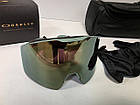 Гірськолижна маска Oakley Fall Line M (XM) Matte Jade лінза Prizm Sage Gold Iridium + кейс, фото 3