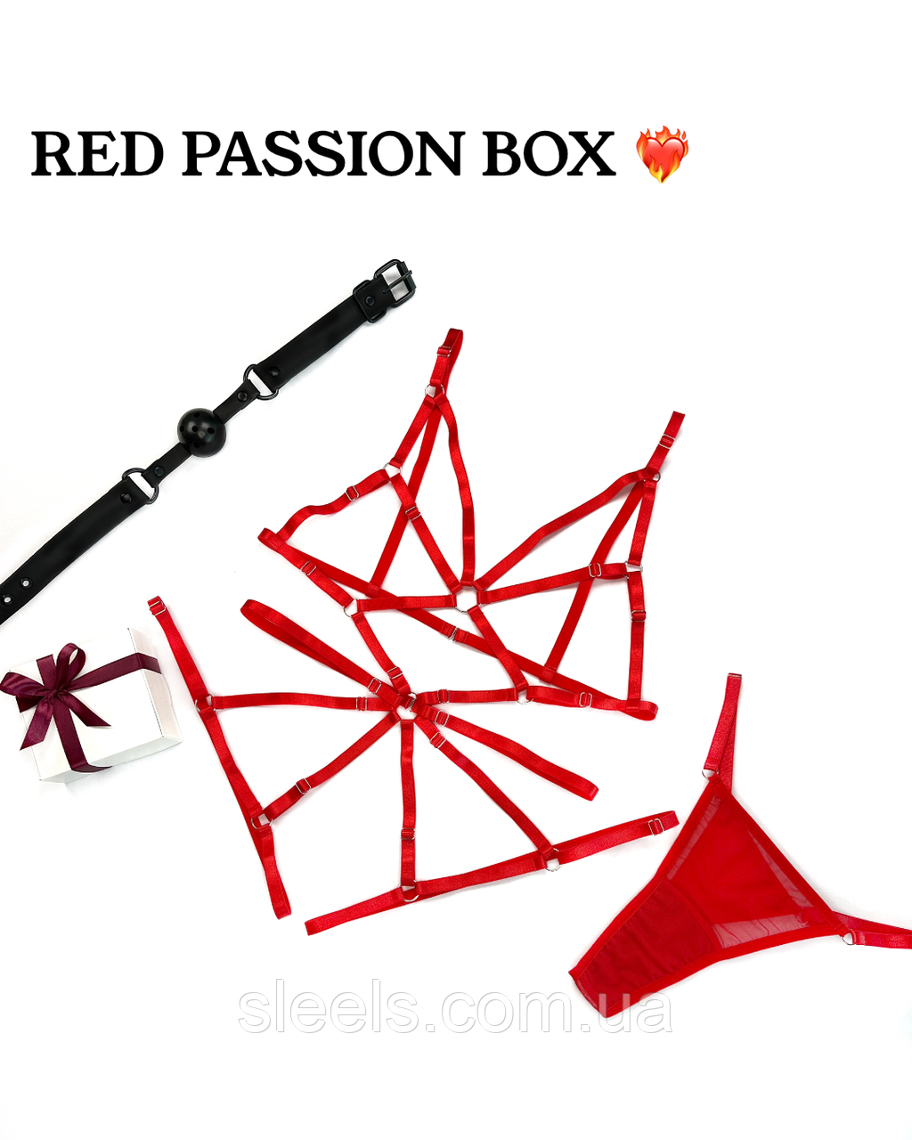 Red Passion Box🎁 гарячий бокс із трьох елементів, фото 1