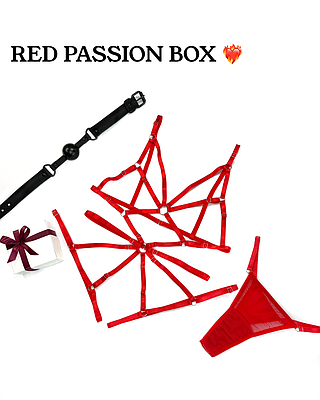 Red Passion Box🎁 гарячий бокс із трьох елементів