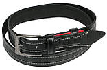 Чоловічий ремінь під штани Skipper чорний, фото 2