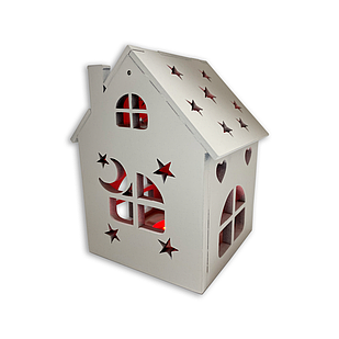 Декоративна хатинка-нічник