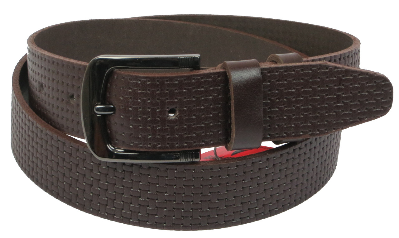 Ремінь під джинси Skipper коричневий 3,8 см, фото 1