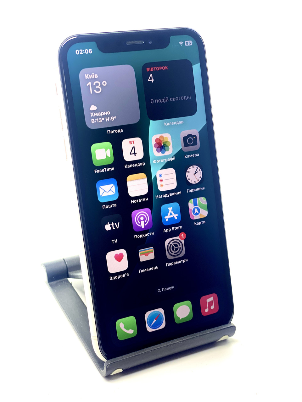 Смартфон iPhone XR 64 GB, білий, б/в, батарея 84%