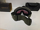 Гірськолижна маска Oakley Fall Line L (XL) Matte Dark Brush лінза Prizm Sage Gold Iridium + кейс, фото 8