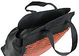Сумка greenpharm господарська Wallaby greenpharm чорна з оранжевим, фото 5