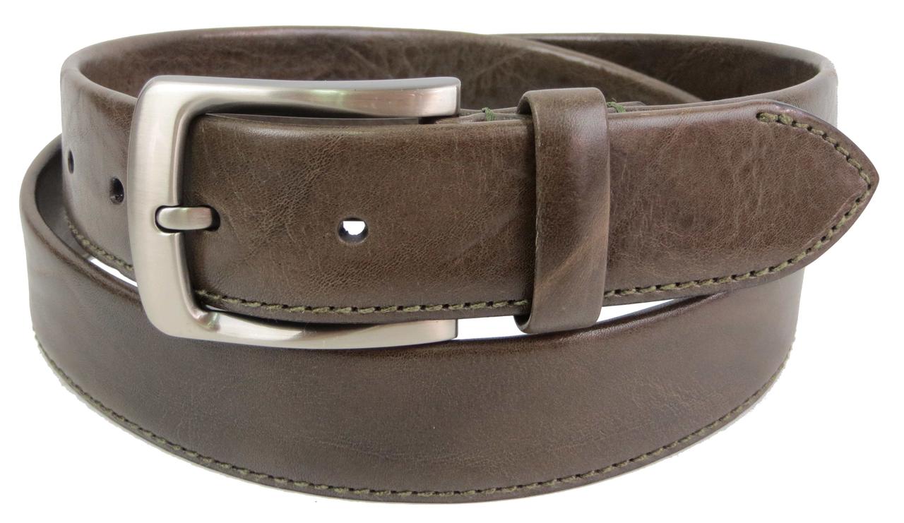 Жіночий шкіряний ремінь, пояс Farnese, Італія, сірий, фото 1