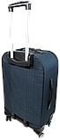 Тканева середня валіза на чотирьох колесах 67L Gedox темно-синій, фото 3
