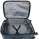 Тканева середня валіза на чотирьох колесах 67L Gedox темно-синій, фото 5