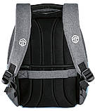 Рюкзак greenpharm міський з Rfid Topmove IAN352250 сірий на 12л, фото 7