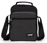 Чоловіча сумка-планшет Lanpad сірий, фото 2