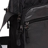 Чоловіча сумка-планшет Lanpad сірий, фото 5