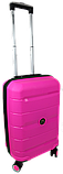 Пластикова маленька валіза з поліпропілену 40L My Polo рожева, фото 3