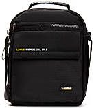 Сумка greenpharm чоловіча Lanpad тканинна, чорний, фото 3