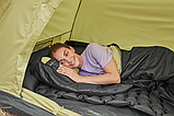 Літній спальний мішок, спальник +13,6C Rocktrail чорний з салатовим, фото 4