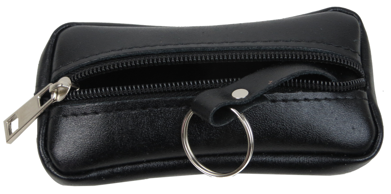 Шкіряна ключниця, чохол для ключів Always Wild чорна, фото 1