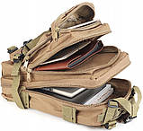 Рюкзак greenpharm  тактичний штурмовий, армійський 28L койот, фото 6